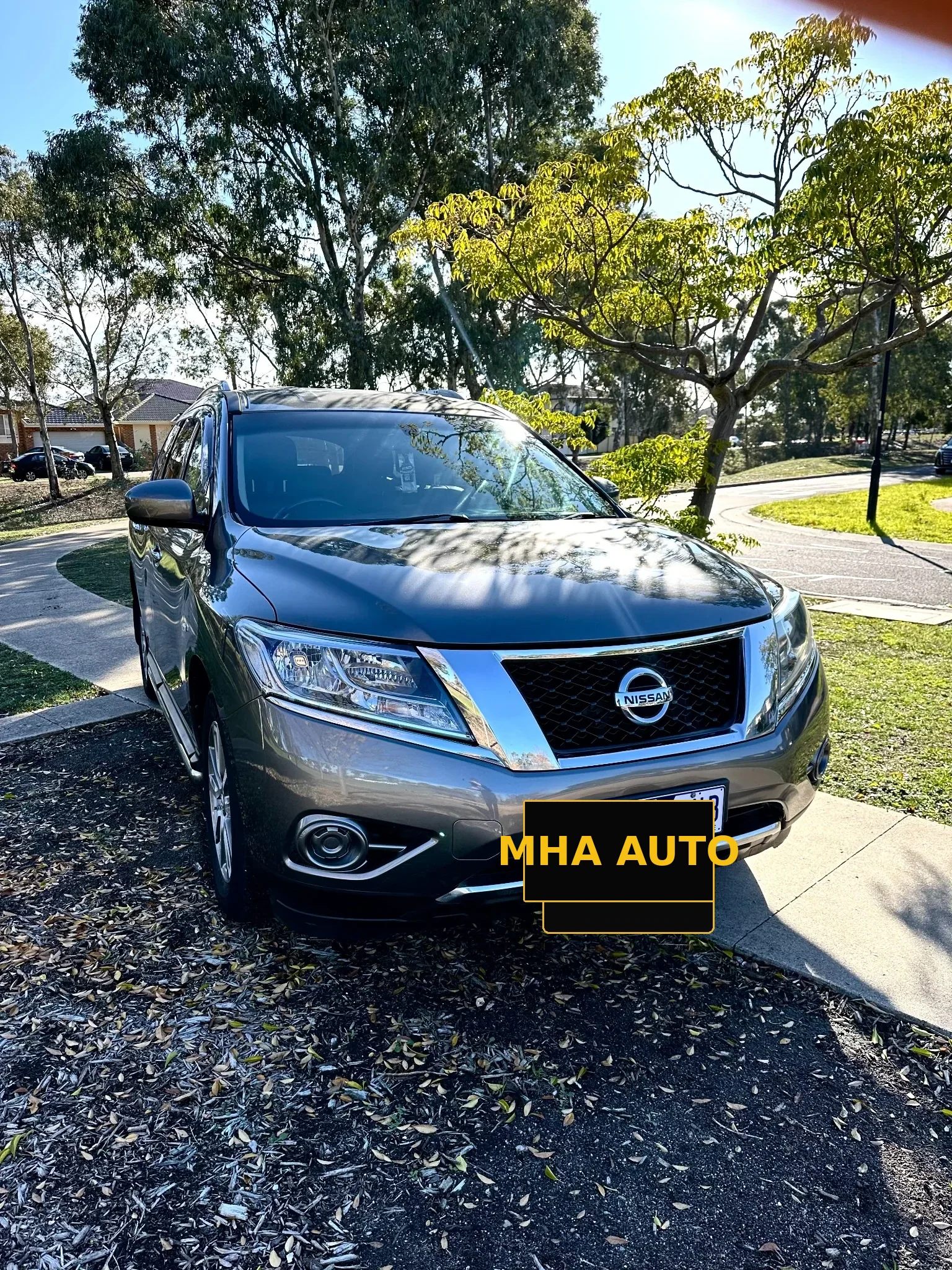 Nissan Pathfinder front by MHA Auto Detailing
