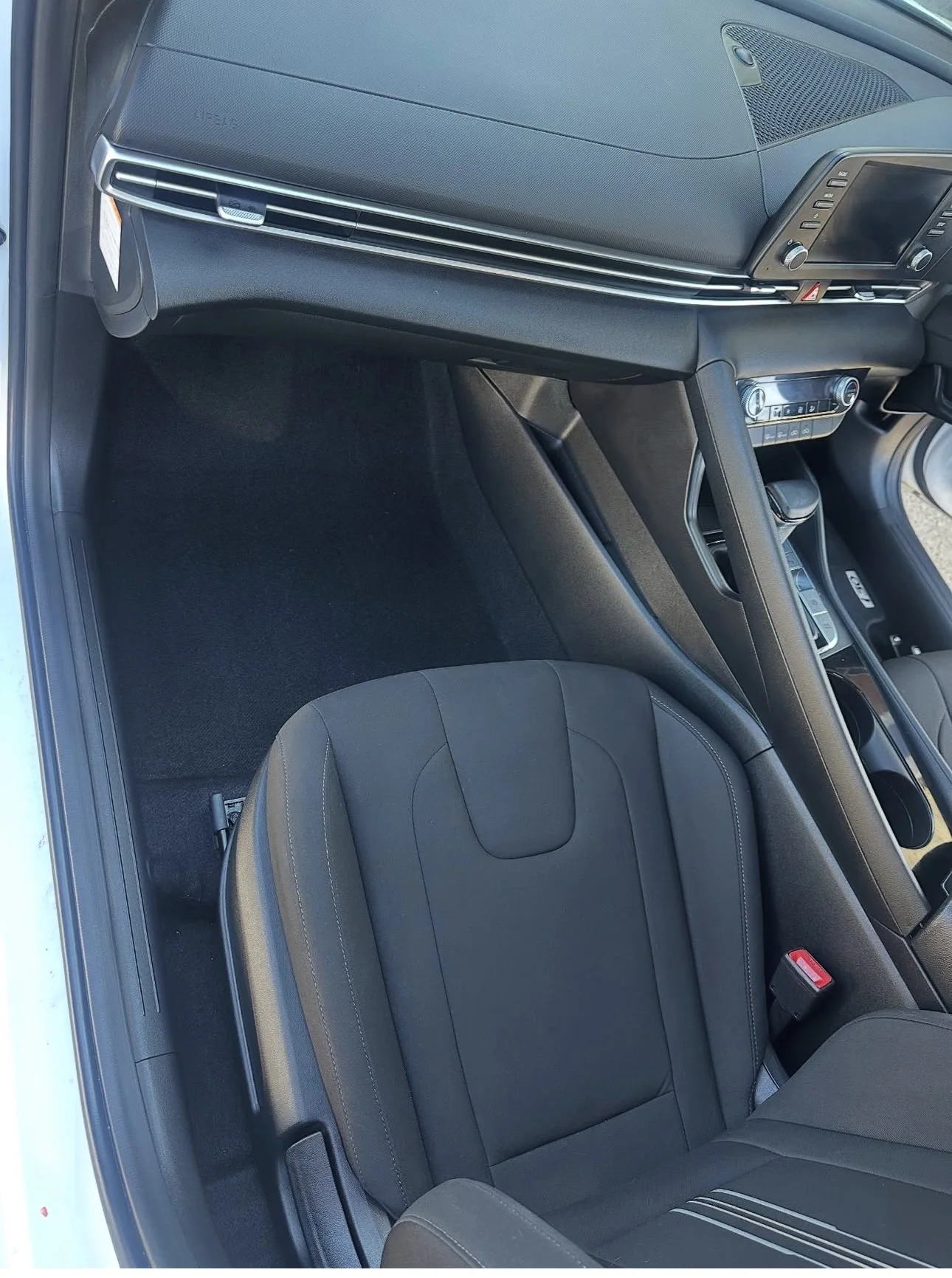 Seat detail close-up by MHA Auto Detailing